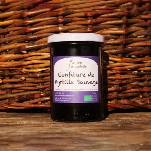 Confiture de myrtille sauvage Bio